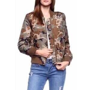 Love Tree Camo Bomber Jacket